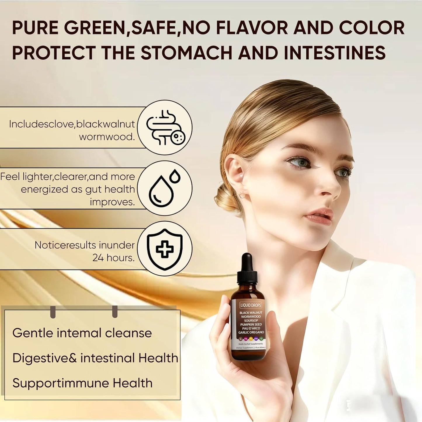 Bioszenix Gentle Herbal Gut Cleansing Tincture